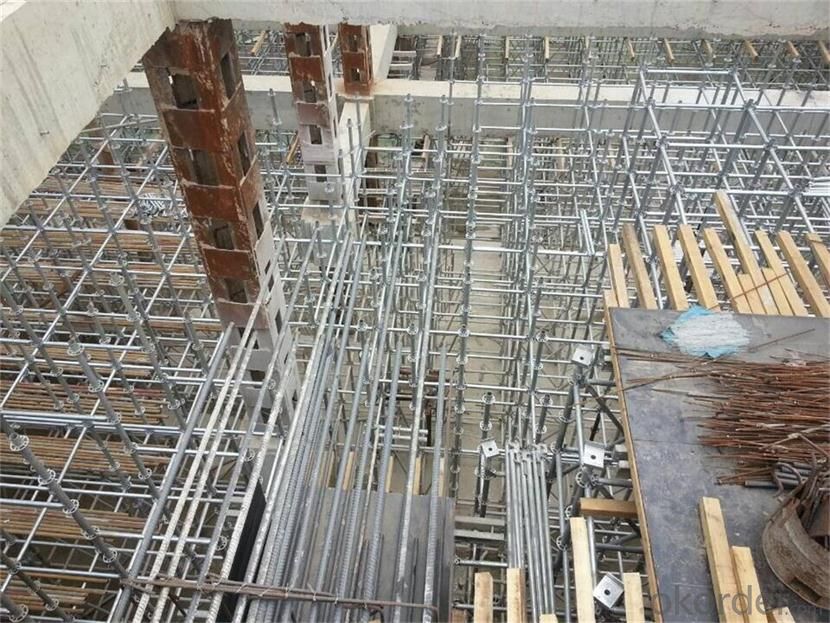 RingLock Scaffolding with Hot or Cold Galvanized Surface