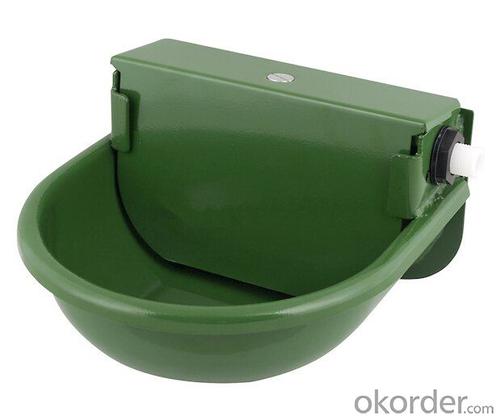 2.5 L Drawing Water Bowl with Self-Filled Float for Cattle or Horses with Green Powder Coated System 1