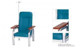 KXF- Single Transfusion Chair Steel Frame and Wooden Arms