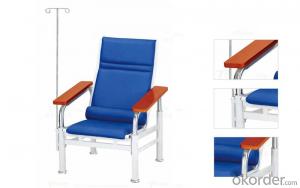 KXF- Single Transfusion Chair with Wooden Arms