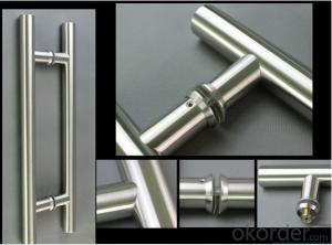 Stainless Steel Glass Door Handle for Bathroom/Shower Room on Hot Sales DH124