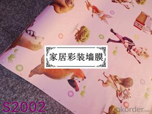 Self-adhesive Wallpaper Designs Wallpaper with Animal Room Tiles PVC Sticker System 1