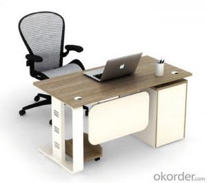 Escritorio de oficina en material MDF para mobiliario de oficina