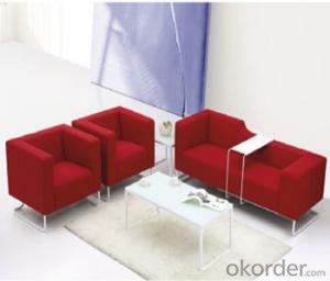 Office Sofa with Bright Color Fabric Cover