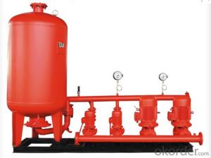 Bomba compensadora de presión con tanque de presión de agua para sistemas de extinción de incendios