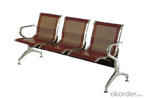Public Waiting Chair 3 Seats Design for Airport