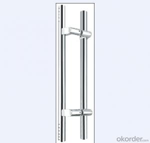 Stainless Steel Glass Door Handle for Bathroom/Shower Room with moder Style DH126 System 1