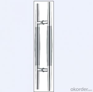 Stainless Steel Glass Door Handle for Bathroom/Shower Room for Housing DecorativeDH113 System 1