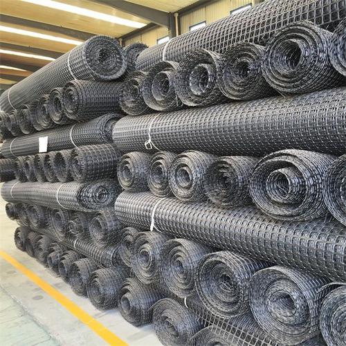 High Tensile Strength Warp Knitted PP Biaxial Geogrid for Soil Stabilisation System 1