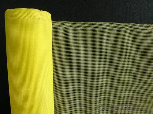 Fiberglass Mosquitoes Plain Mesh in Yellow System 1