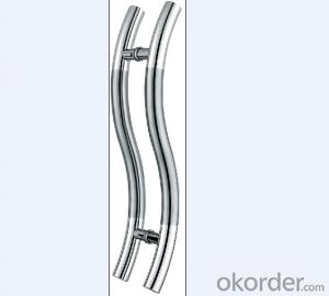 Stainless Steel Glass Door Handle for Bathroom/Shower Room for Modern Housing Decorative DH116