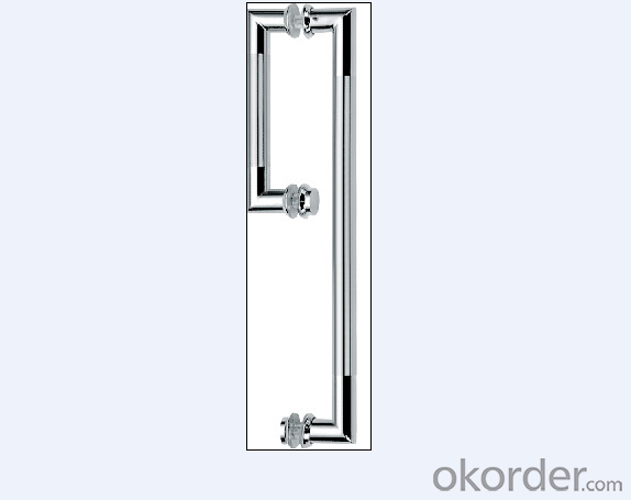 Stainless Steel Glass Door Handle for Bathroom/Shower Room for Office Room DH123