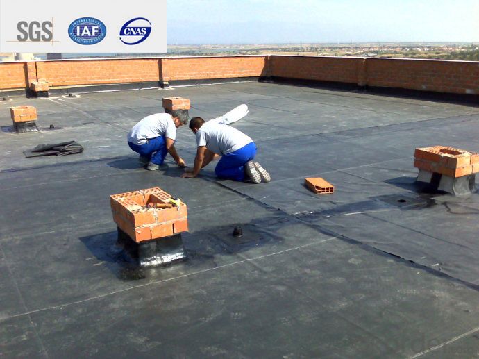 EPDM Self-adhesive Waterproof Membrane for Rooftop 123Foam Material