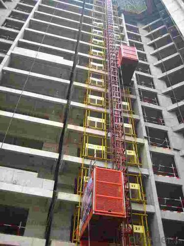 Construction Hoist SC100 Single Cage Hoist System 1