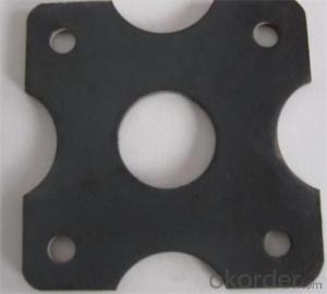 Scaffolding Parts-Prop Plate with black color