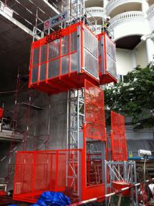 Construction hoist SC150D,Steel Structure Uses Quality Steel from Famous Domestic Manufactures
