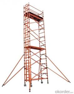 Aluminum Single Width Scaffolding with Inclined Ladder