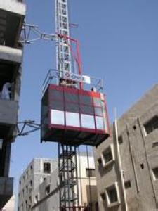 Construction Hoist SCD320/320 Two Cage Lfter System 1