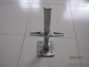 Base Jack Solid for Scaffolding and Formwork System