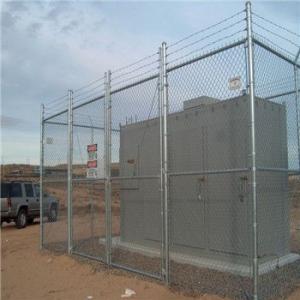 Chain Link Wire Mesh Fence Galvanize PVC Coated with High Quality and Low Price System 1
