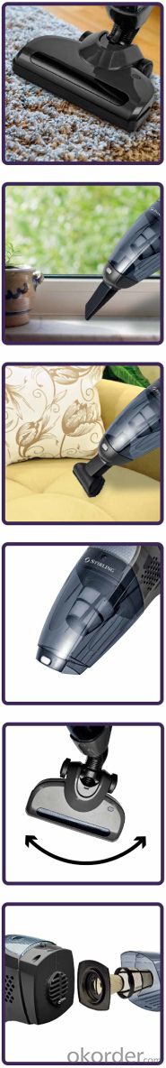 Cordless Portable Stick Vacuum Cleaner Rechargeable Cyclonic Upright