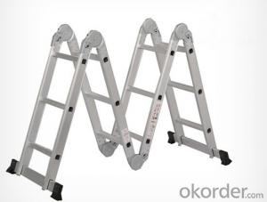 Anodized Aluminum Telescopic Ladder, High Quality