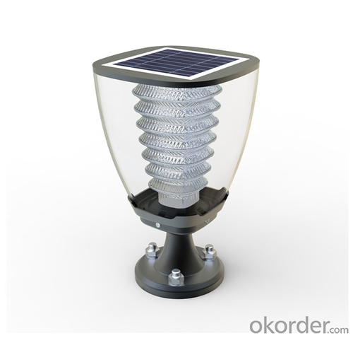 Exterior Solar Light - Solar Garden Pillar Light Warm White Lighting for Decorating System 1