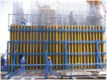 Timber Beam Formwork for Cantilever Climbing Formwork System 1