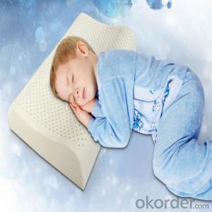 Standard Function Latex Foam Pillow Milk White