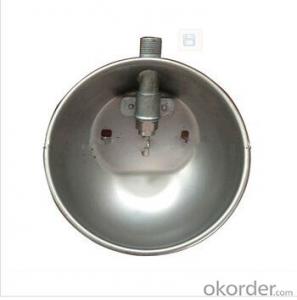 140mm Stainless Waterer for Pigs with Round Shape