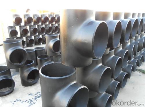 Alloy Steel Pipe Fittings Butt-Welding Equal Tees System 1