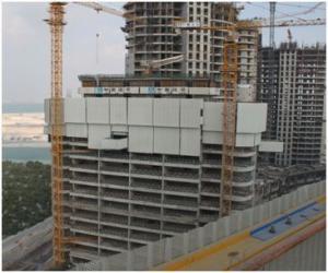 Auto-climbing Protection Panel for Skyscraper Construction System 1