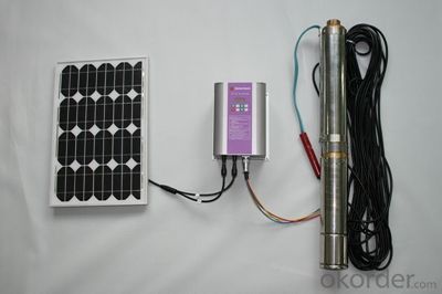 Sistema de bomba de agua solar para riego de CC/CA