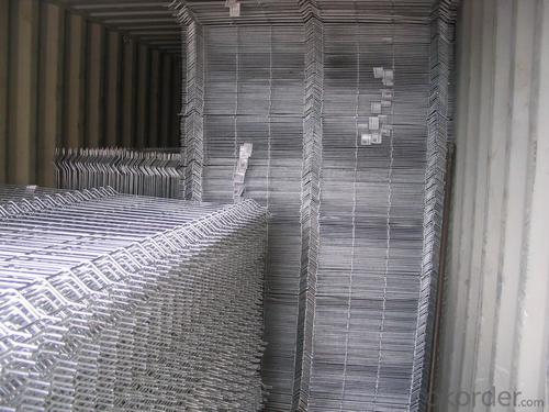 Hot-Dipped  Galvanized  Wire  Mesh Panel System 1