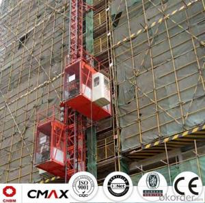 Building Hoist Hot Galvanizing Mast Section with 6.4ton Capacity. System 1