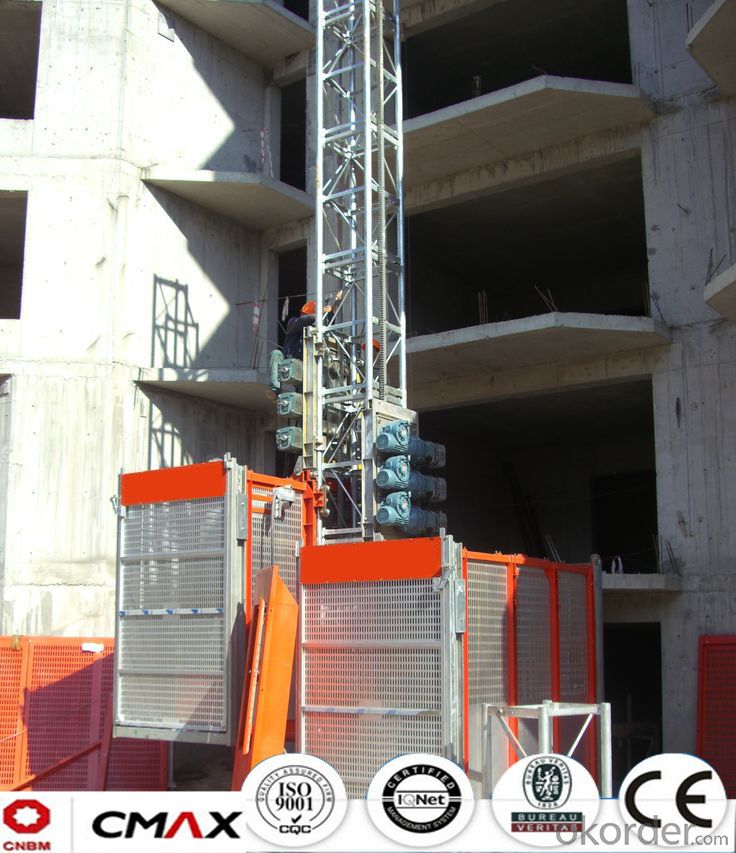 Building Hoist Hot Galvanizing Mast Section with 6ton Capacity