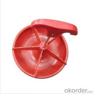 Plastic  Round  Feeding  Pan  for  Piglet  or  Poultry