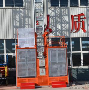 Building Hoist SC 200 Sing Cage with CE ISO Certificate