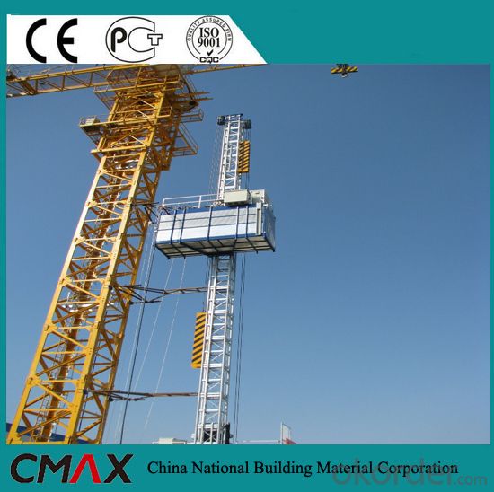 Construction Hoist with Mast Section and Rack for Building /Chimney/Bridge