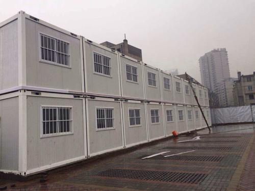 Prefabricated School Dormitory, Flat Pack Pu Rock Wool Sandwich Panel House System 1