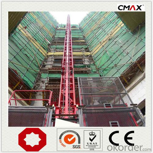 Construction Hoist Materail and Human Lifting System 1