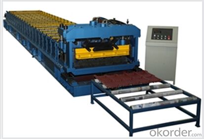 Step Tile Roll forming machine with CE certificate System 1