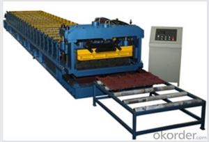 Step Tile Roll forming machine with CE certificate