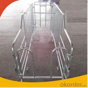 Galvanized Gestation Crate or Stall for Piglets(1 Booths) System 1