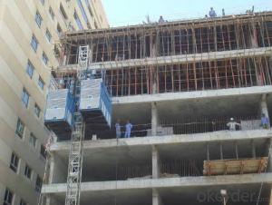 SC100/100 building construction lifter double cage hoist