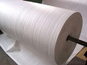 Staple fibers needle punched non woven geotextile