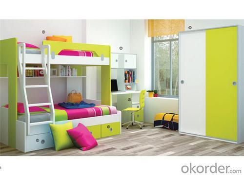 Prince Bedroom Bunk Bed with Lovely Color System 1