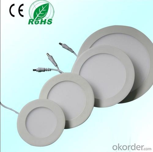Led Panel Light Small Size 12W PF0.5 Recessed   Mount Round Shape System 1