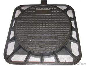 Manhole Cover EN124 GGG40 Ductule Iron B125 Bitumen Layer System 1