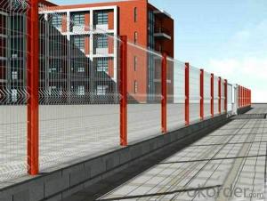 Powder Coated Material Welded Mesh Panel System 1